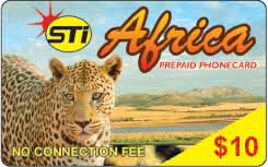 STI Africa Calling Card - International Calling